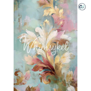 Acanthus Fresco Furniture Decoupage - Whimsykel Designs Tissue Paper