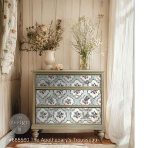 The Apothecary's Trousseau Furniture Decoupage Paper - Redesign with Prima Fiber Tissue Sheet