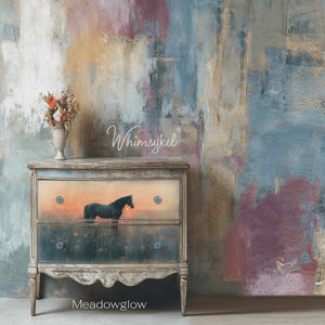 Meadowglow Furniture Decoupage - Whimsykel Designs Tissue Paper - Farmhouse Decor
