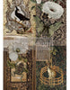 Secret Conservatory Decoupage Paper - Redesign with Prima A1 Fiber Sheet