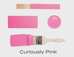 CUREiously Pink Fusion Mineral Paint - Matte Furniture & Cabinet Paint - Pint Size