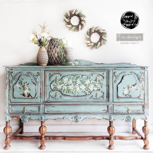 Trellis Flowers Furniture Transfer | Redesign with Prima Floral Decal