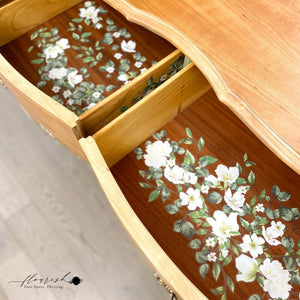 Trellis Flowers Furniture Transfer | Redesign with Prima Floral Decal