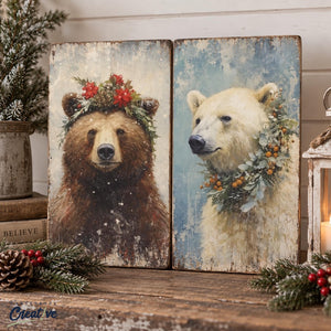 Northern Keepers Decoupage Paper, Whimsykel Designs Tissue Sheet, Holiday Craft Paper