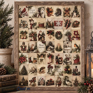 Christmas Keepsakes Decoupage Paper, Whimsykel Designs Tissue Sheet, Holiday Craft Paper