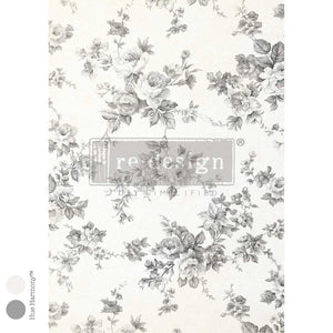 Heirloom Toile Decoupage Paper - Redesign with Prima A3 Fiber Sheet