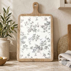 Heirloom Toile Decoupage Paper - Redesign with Prima A3 Fiber Sheet
