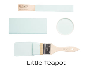 Little Teapot Fusion paint flat lay