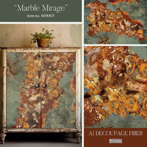 Marble Mirage - A1 Decoupage Paper - Fiber Paper