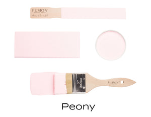 Peony Fusion paint flat lay