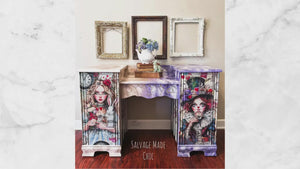 Magenta Moo Furniture Decoupage, Whimsykel Designs Tissue Paper - Highland Cow