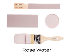Rose Water Fusion paint flat lay