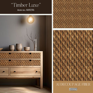 Timber Luxe - A1 Decoupage Paper - Fiber Paper