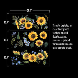 Sunflower Fields - Decor Transfer - Furniture Transfer