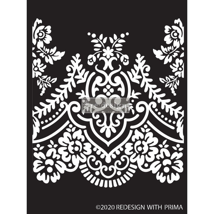 Elegant Lace - Decor Stencil - Redesign with Prima