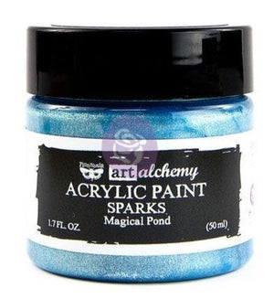 Magical Pond Sparks Paint, Metallic Acrylic Paint, Art Alchemy by Finnabair