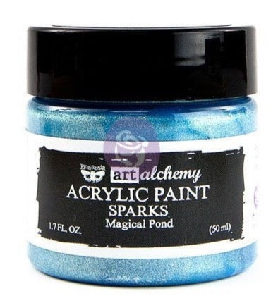 Magical Pond Sparks Paint, Metallic Acrylic Paint, Art Alchemy by Finnabair