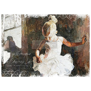 Dancer - A1 Decoupage Paper - Redesign with Prima
