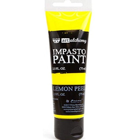 Lemon Peel Prima Marketing Art Alchemy Impasto Paint