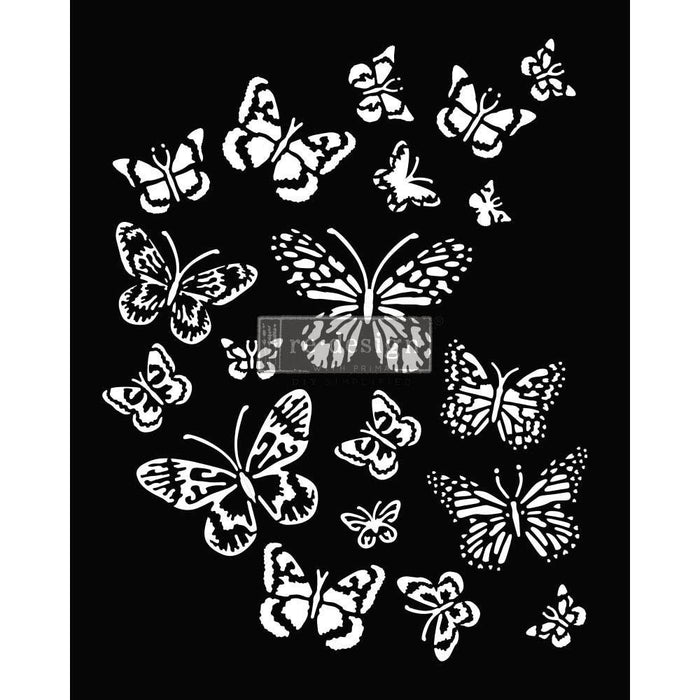 Butterfly Love - Decor Stencil - Redesign with Prima