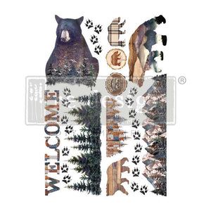 Cabin Getaway Decor Transfer