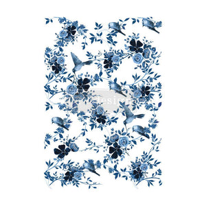 Pretty in Blue (Discontinued) Decor Transfer