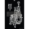 Empire Chandelier - Decor Stencil