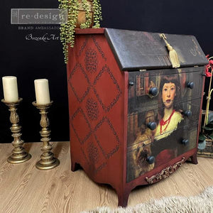 A Girl and Her Pup A1 Decoupage Fiber Paper | Re·Design - image 5