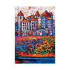 Village in color – A1 Decoupage Paper - Fiber Paper