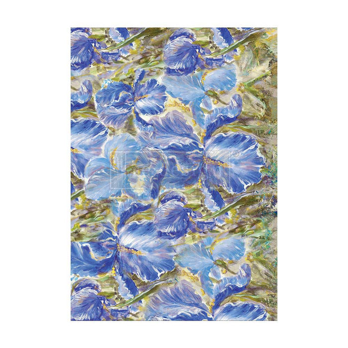 Enchanting Iris – A1 Decoupage Paper - Fiber Paper