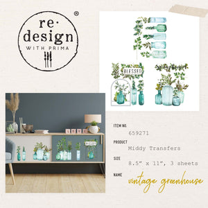 Vintage Greenhouse Middy Transfer - image 5