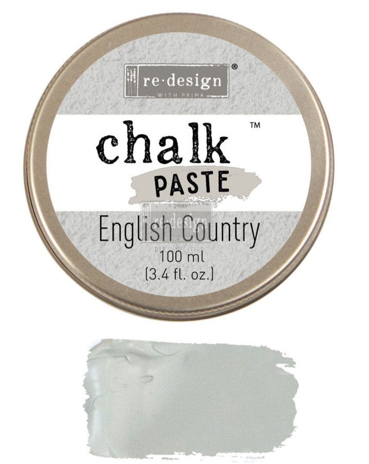 Prima Re Design Chalk Paste 100ml Edwardian Grey