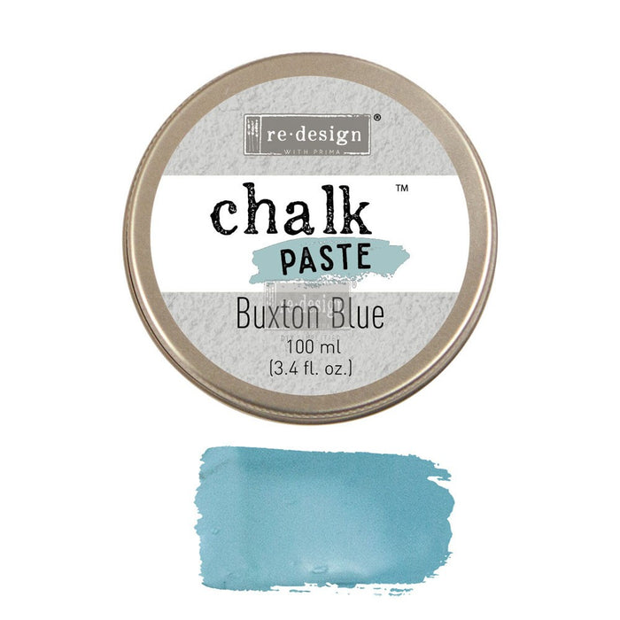 Buxton Blue - Chalk Paste - Redesign with Prima