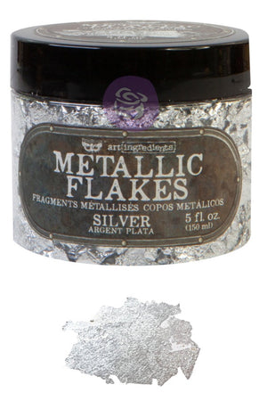 Silver - Finnabair Metallic Foil Flakes