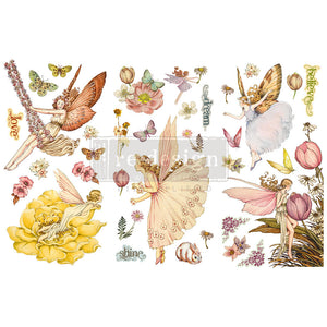 Fairy Flowers - Mini Transfer - Redesign with Prima