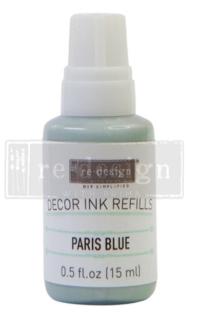 Paris Blue Ink Pad REFILL by ReDesign with Prima