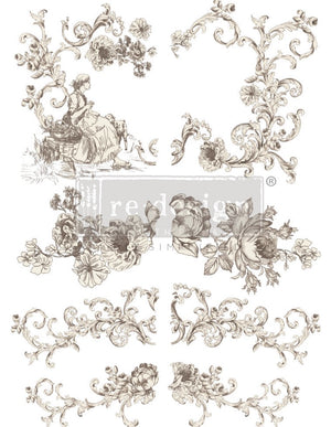 Alaina Toile Decor Transfer