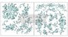 Minty Roses - Maxi Transfer - Furniture Transfer