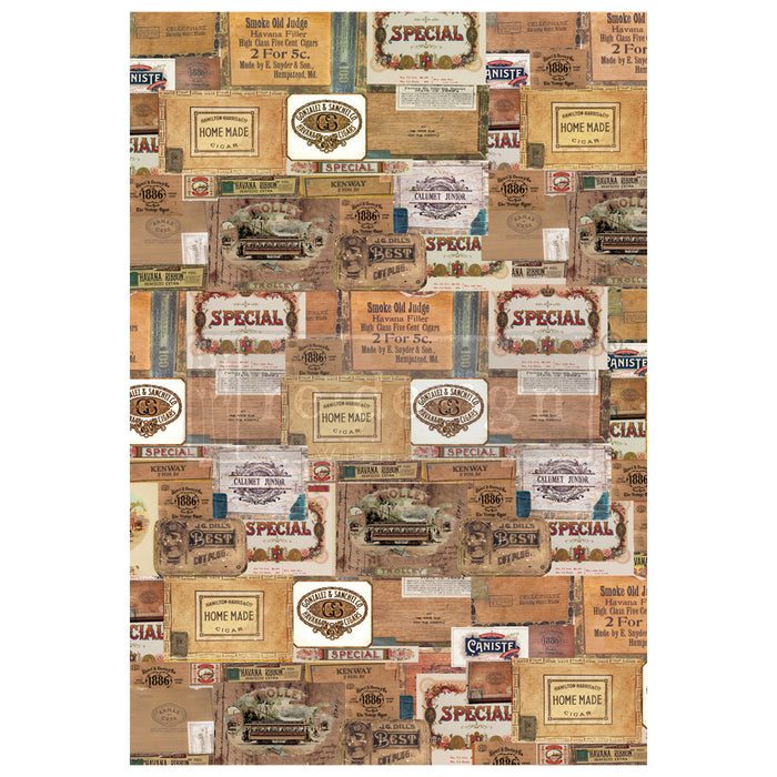 Vintage Cigar Box - Redesign Decor Transfer