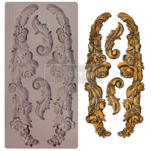 Delicate Floral Strands - Decor Mould - Redesign with Prima