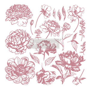 Linear Floral - Decor Stamps