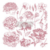 Linear Floral - Decor Stamps