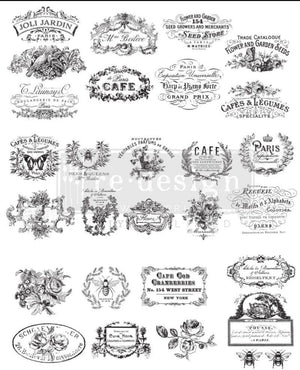 Classic Vintage Labels - Decor Transfer - Redesign with Prima