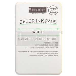 White Magnetic Ink Pad by ReDesign with Prima