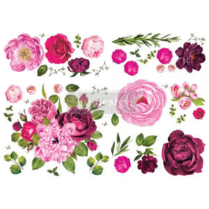 Lush Floral I (Discontinued) Decor Transfer