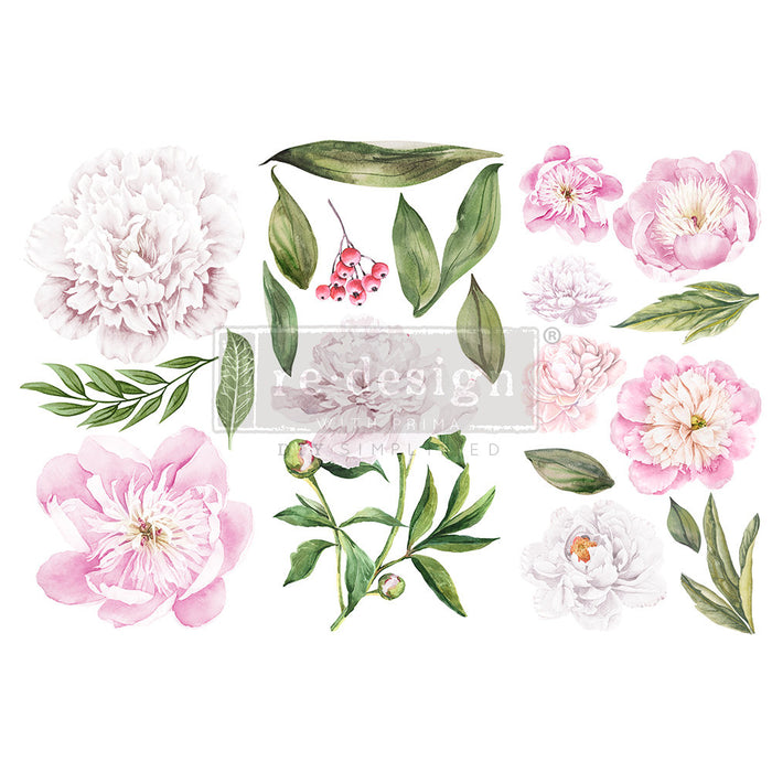 Morning Peonies - Redesign Small Transfer