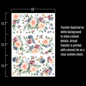Watercolor Bloom - Redesign Decor Transfer