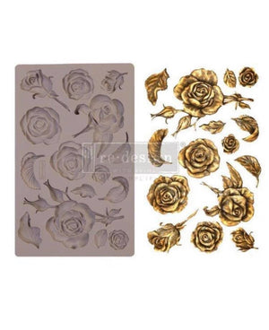 Fragrant Roses - Decor Mould - Silicone Mold