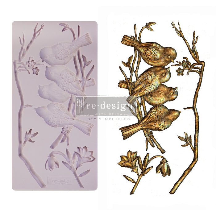 Avian Love - Decor Mould - Redesign with Prima