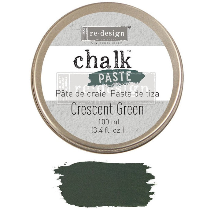 Crescent Green - Chalk Paste - Redesign with Prima